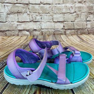 Northside Kids Girls Purple Adjustable Open Toe Sport Sandals Hiking Camping 6 Y